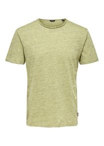 Only & Sons Only & Sons, Herren T-Shirt 'Onsalbert', Gelbmeliert