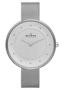 Skagen, Damen Quarzuhr 'Gitte, SKW2140', Silber / Weiß