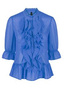 Y.A.S, Damen Bluse 'YASFLAME', Blau