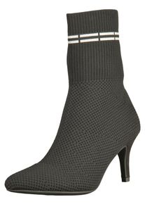 Marco Tozzi, Damen Stiefelette, Schwarz / Weiß
