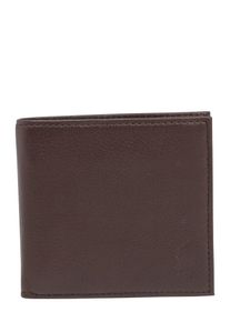 Polo Ralph Lauren, Herren Geldbörse 'PEBBLE LEATHER-EU BILL W/ C-WLT-SML', Braun