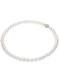 Valero Pearls, Damen Kette mit S&uuml;&szlig;wasser-Zuchtperlen, Wei&szlig;