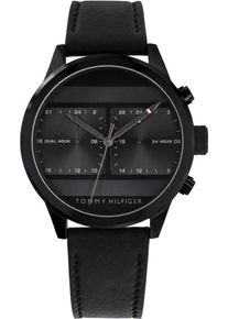 Tommy Hilfiger, Herren Multifunktionsuhr 'Casual, 1791595', Schwarz