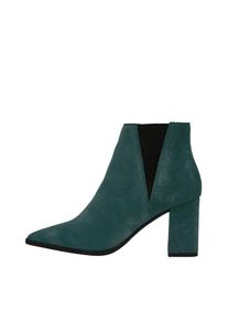Bianco, Damen Boots, Dunkelgr&uuml;n / Schwarz