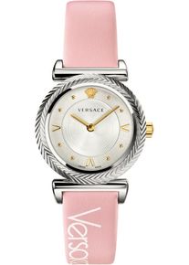 Versace, Damen Uhr 'V-Motif, VERE00118', Rosa / Silber