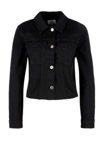 Q/S Designed By, Damen Jeansjacke, Schwarz
