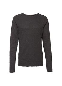 Review, Herren Langarmshirt, Anthrazit
