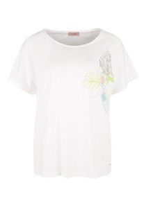 TRIANGLE, Damen T-Shirt, Mischfarben / Wei&szlig;