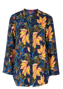s.Oliver RED LABEL, Damen Blazer, Marine / Mischfarben / Hellorange