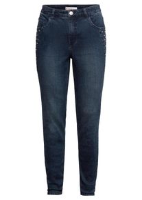 sheego Denim, Damen Stretch-Jeans, Dunkelblau