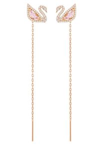 Swarovski, Damen Ohrstecker 'Dazzling Swan 5469990', Rosegold / Pink / Silber