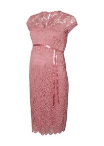MAMALICIOUS, Damen Kleid, Altrosa