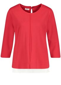 Gerry Weber, Damen Shirt, Kirschrot / Weiß