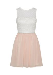 Laona, Damen Cocktailkleid, Puder / Wei&szlig;