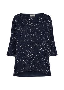 Cartoon, Damen Shirt, Dunkelblau / Weiß