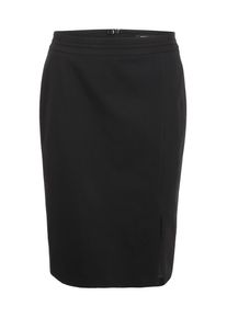 More & More MORE & MORE, Damen Bleistiftrock mit seitlichem Schlitz, Schwarz
