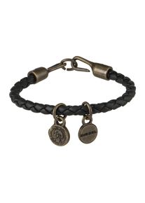Diesel, Herren Armband 'Asanty', Schwarz