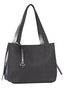 Gabor, Damen Schultertasche 'Clia', Silbergrau / Schwarz