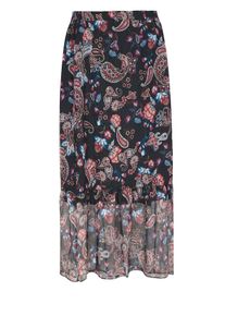 s.Oliver RED LABEL, Damen Rock, Blau / Anthrazit / Cyclam / Rot