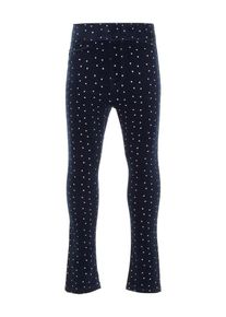 name it, Mädchen Hose 'NMFPOLLY', Dunkelblau / Weiß