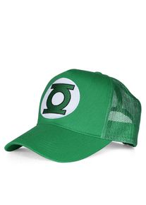 logoshirt, Herren Trucker Cap 'Green Lantern – Logo', Grün / Weiß