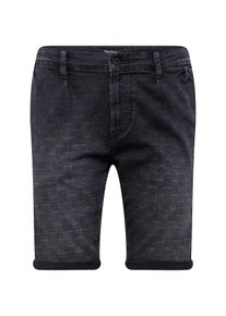 Pepe Jeans, Herren Shorts 'NOAH SHORT CHECKERED', Black Denim