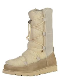 Birkenstock, Damen Stiefel 'Nuuk', Beige / Weiß