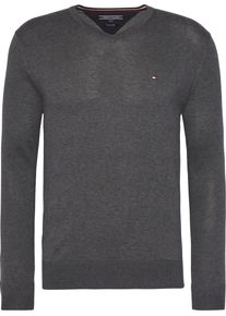 Tommy Hilfiger, Herren Pullover 'SILK', Anthrazit