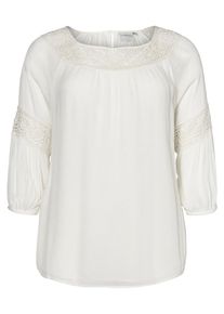 JUNAROSE, Damen Gewebte Bluse, Weiß