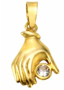 Firetti, Damen Kettenanhänger 'Hand', Gold