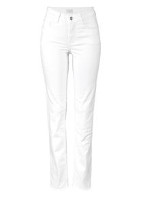 MAC, Damen Gerade Jeans 'Angela', Weiß