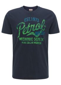 PETROL INDUSTRIES, Herren T-Shirt, Blau / Gr&uuml;n