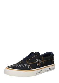 Polo Ralph Lauren, Herren Sneaker 'Thorton Gordon Tartan', Kobaltblau / Cognac