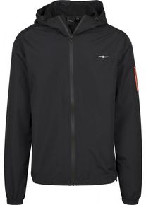 Mister Tee, Herren Jacke 'Dryhair', Koralle / Schwarz