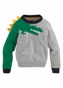 Kidsworld, Strickpullover, Gelb / Graumeliert / Gr&uuml;n / Schwarz