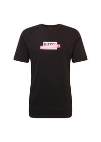 Diesel, Herren Shirt 'T-JUST-DIE HEMD', Schwarz / Weiß