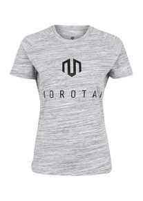 MOROTAI, Damen Sport-Shirt 'NAKA Performance Basic Eye', Grau / Schwarz