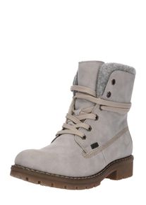 Rieker, Damen Schnürstiefelette, Hellgrau