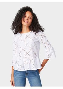 Tom Tailor, Damen Bluse, Weiß