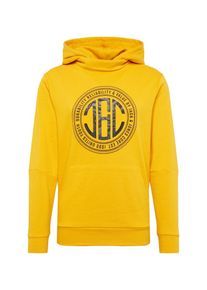 Jack & Jones JACK & JONES, Herren Sweatshirt 'Casal Sweat Hood', Dunkelblau / Gelb