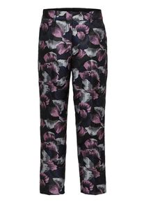 Selected Femme, Damen Hose, Grau / Pink / Schwarz