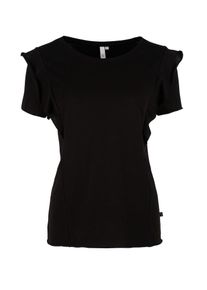 Q/S Designed By, Damen Jerseyshirt, Schwarz
