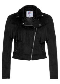 AJC, Damen Bikerjacke, Schwarz