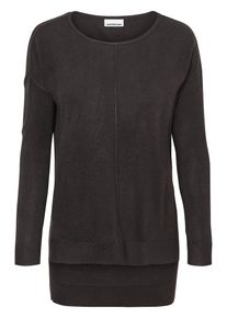 Noisy may, Damen L&auml;ssiger Strickpullover, Schwarz