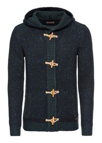 PETROL INDUSTRIES, Herren Strickjacke ' Knitwear Hooded', Navy