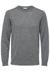 Selected Homme, Herren Strickpullover, Graumeliert
