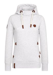 Naketano, Damen Kapuzenpullover 'Chasin the cat', Graumeliert