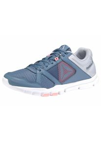 Reebok, Damen Fitnessschuh 'Yourflex Trainette', Rauchblau / Rosa / Silber