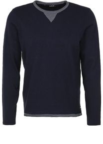 Replay, Herren Strickpullover, Navy / Graumeliert