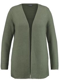 SAMOON, Damen Jacke Offener Cardigan, Grasgr&uuml;n